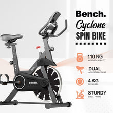 Load image into Gallery viewer, Bench Cyclone Spin Bike
