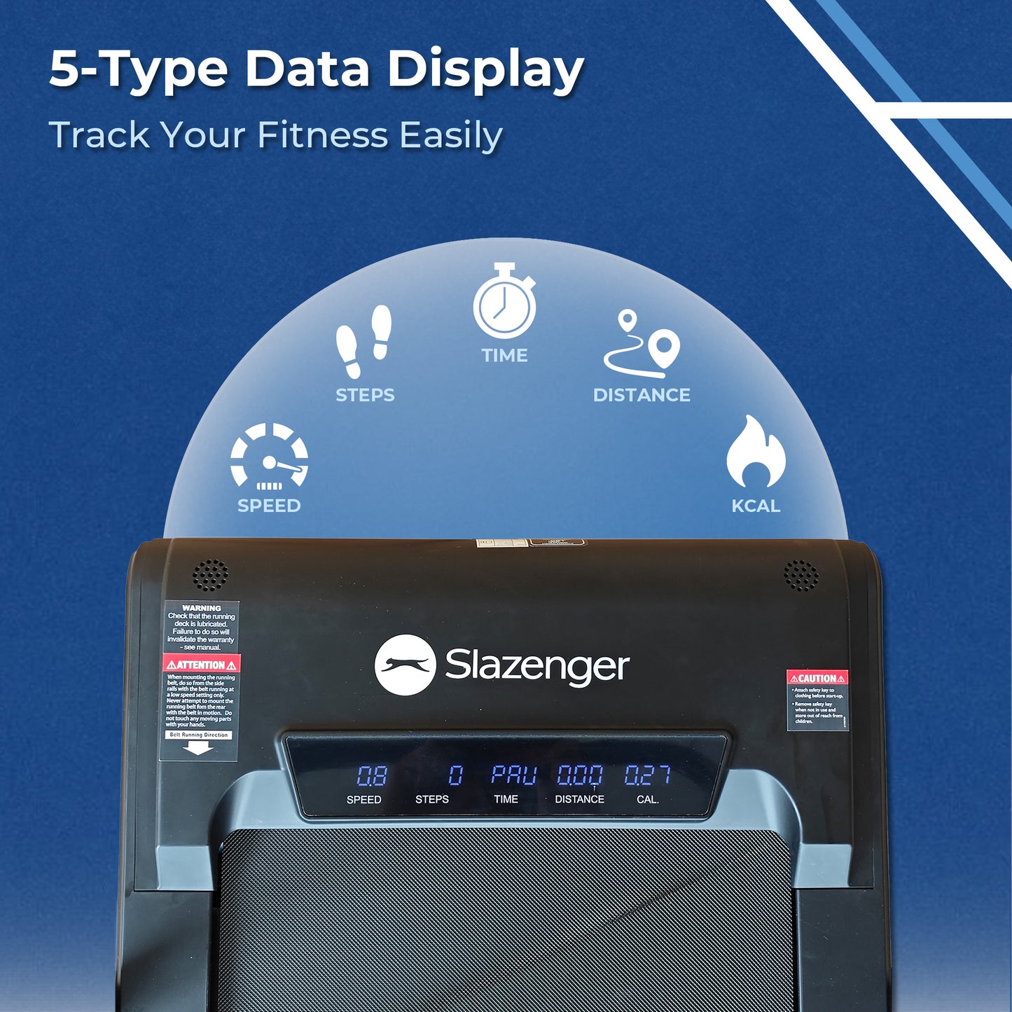 Slazenger Space Saver Treadmill - Slazenger SA