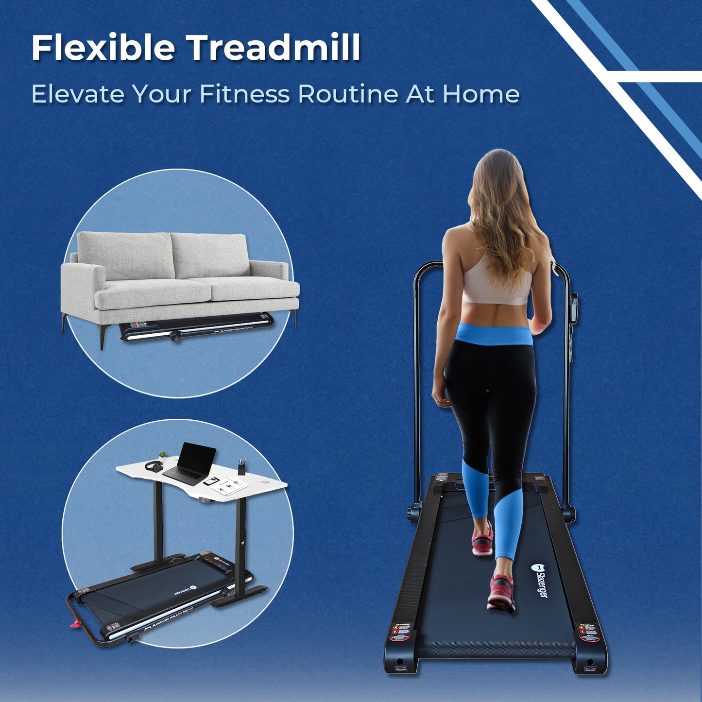 Slazenger Space Saver Treadmill - Slazenger SA