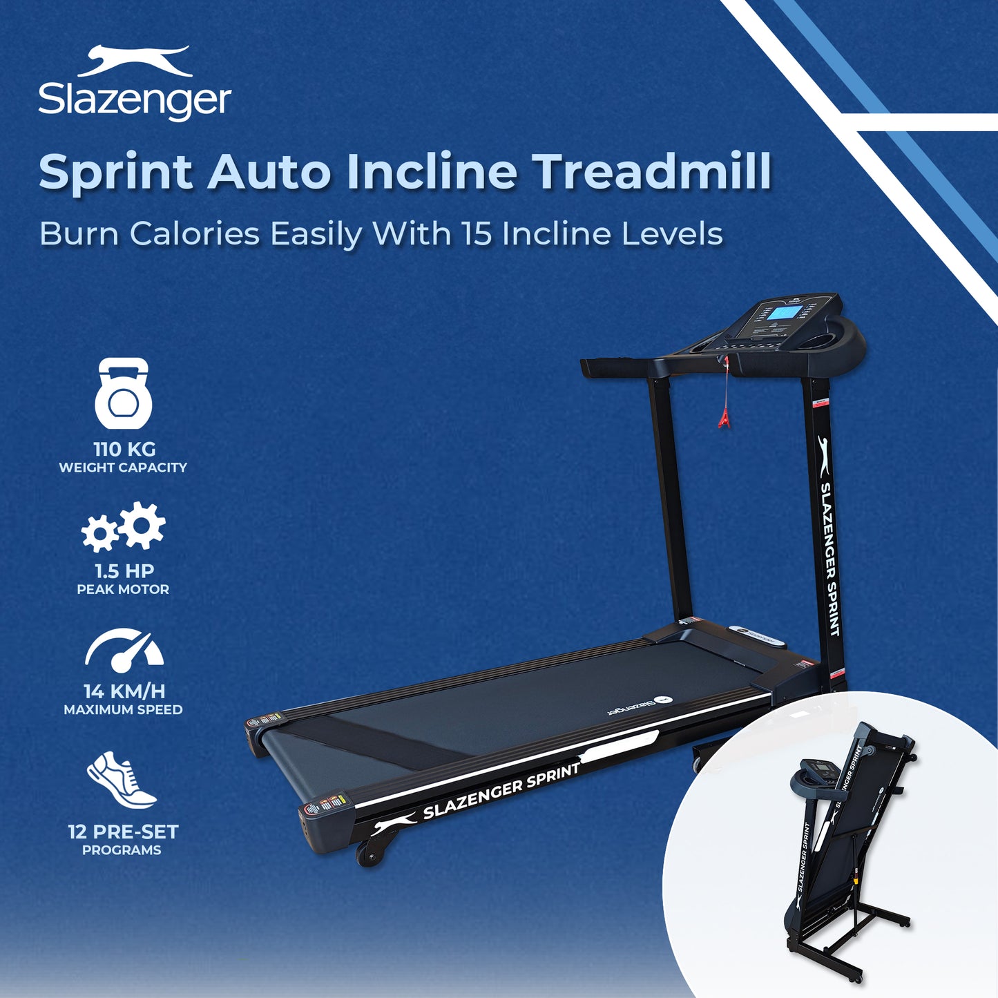 Slazenger Sprint Treadmill - Slazenger SA