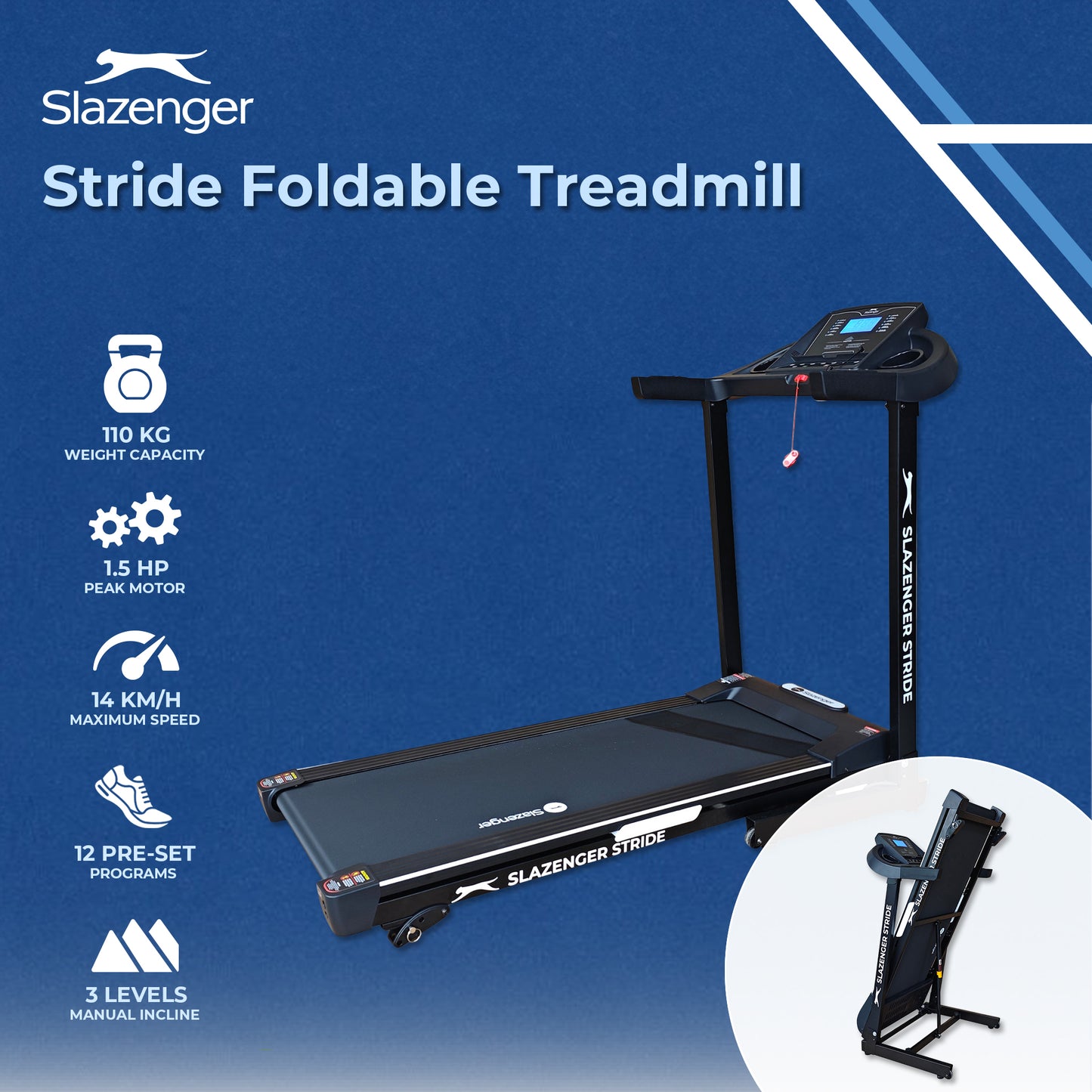 Slazenger Stride Treadmill - Slazenger SA