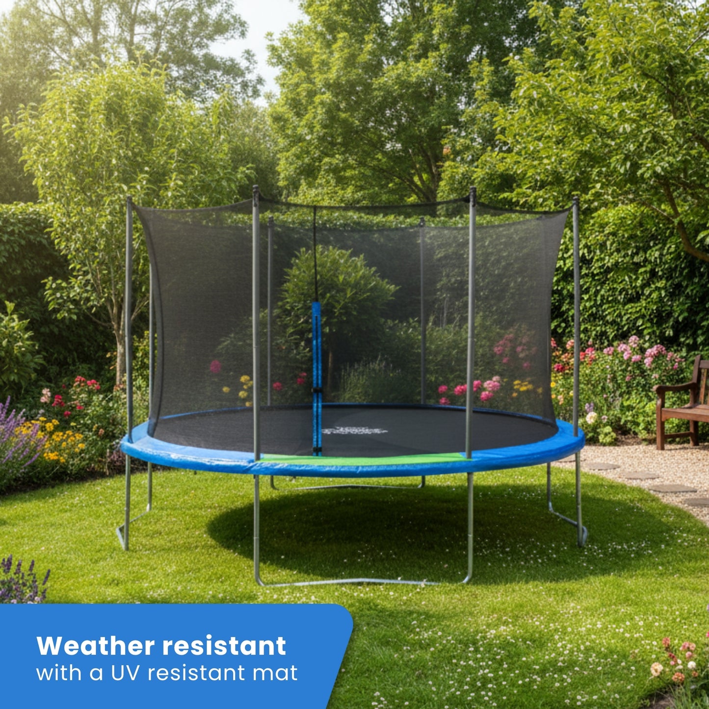 Zero Gravity 14ft Trampoline with Safety Net - Leisure Brands Group