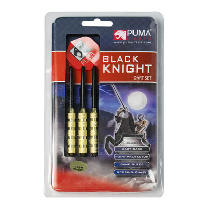 Puma Black Knight Steel Tip Dart Set - 22G - Leisure Brands Group