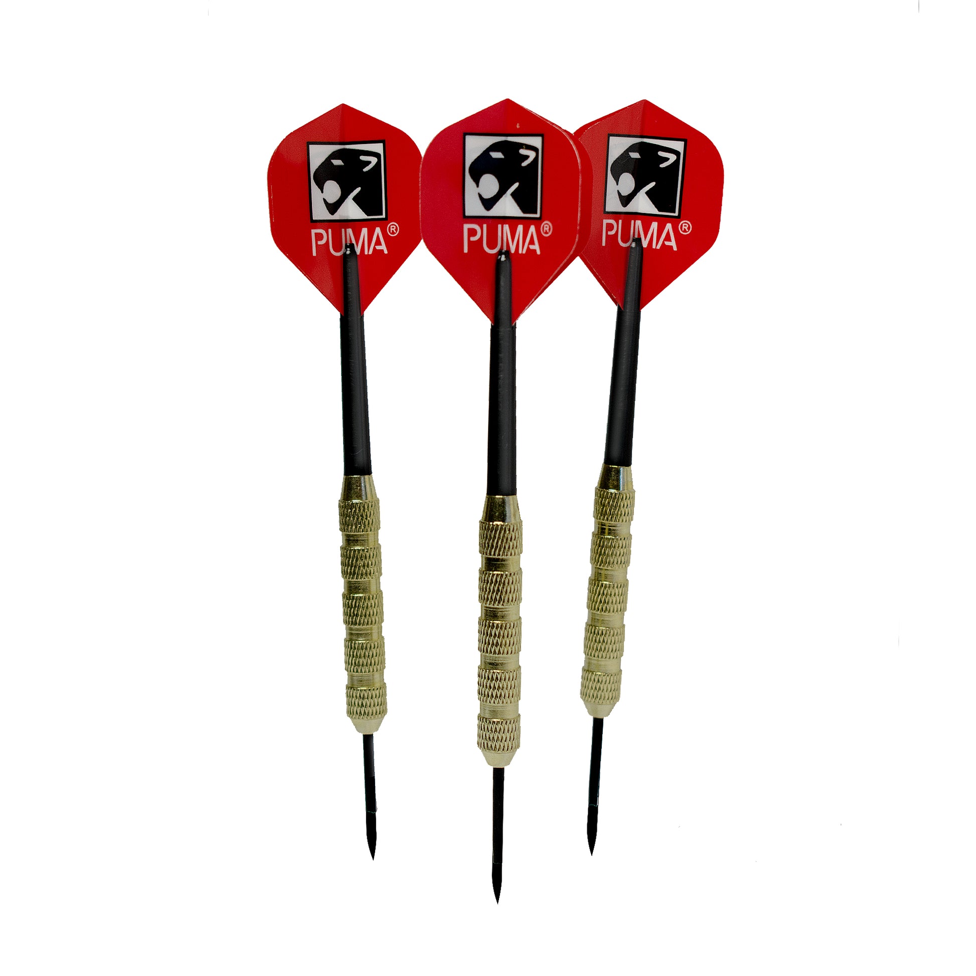 Puma Black Knight Steel Tip Dart Set - 22G - Leisure Brands Group