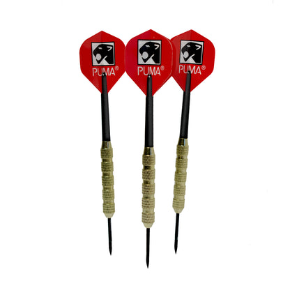 Puma Black Knight Steel Tip Dart Set - 22G - Leisure Brands Group