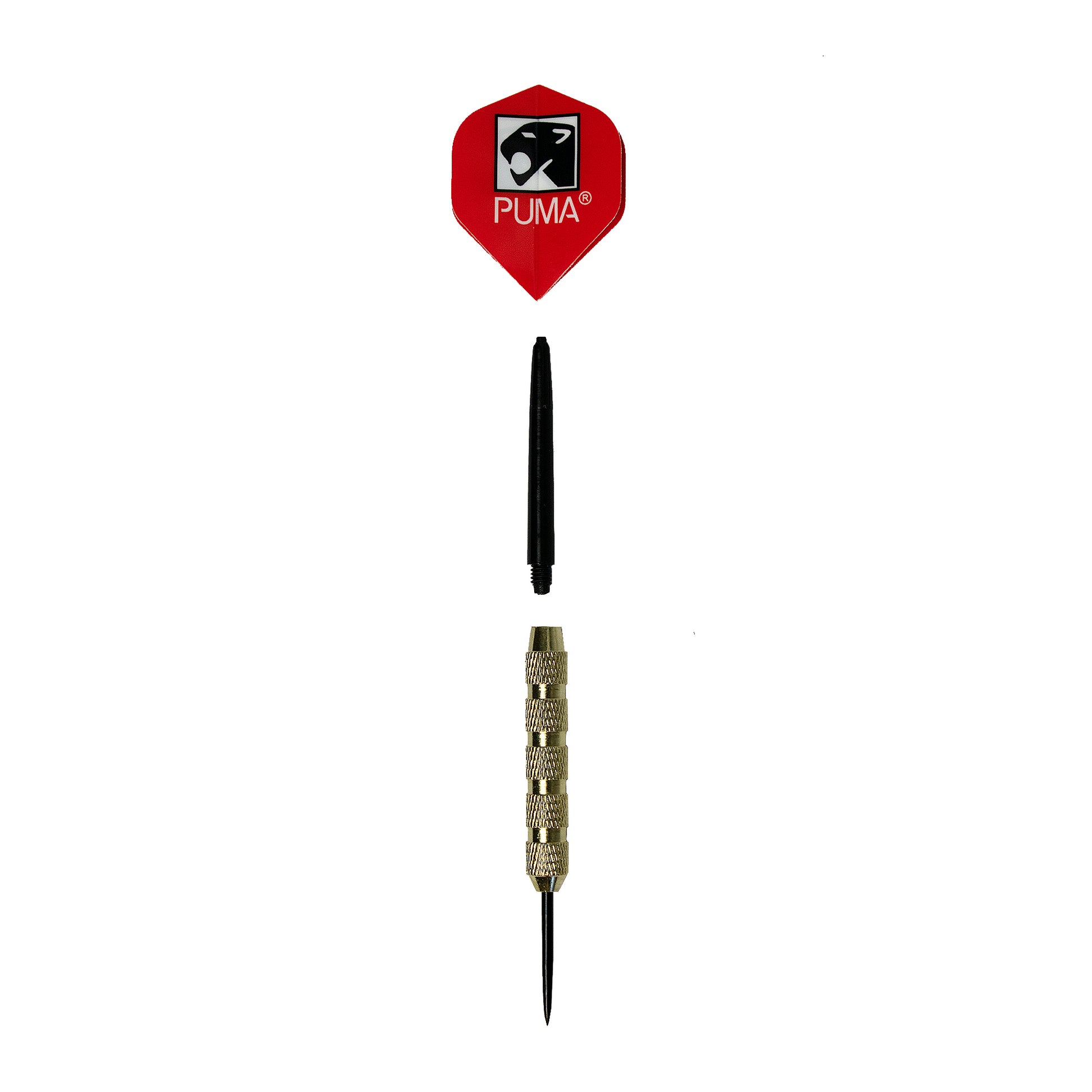 Puma Black Knight Steel Tip Dart Set - 22G - Leisure Brands Group