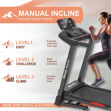 Load image into Gallery viewer, Bench. MotionGlide Treadmill with Mp3 speakers &amp; 12 pre-set programs
