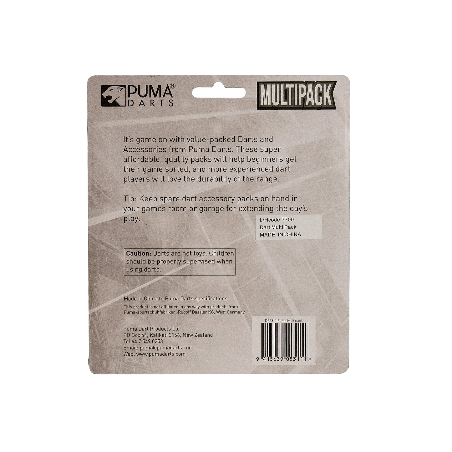 Puma Multipack Steel Tip Dart Set - Leisure Brands Group