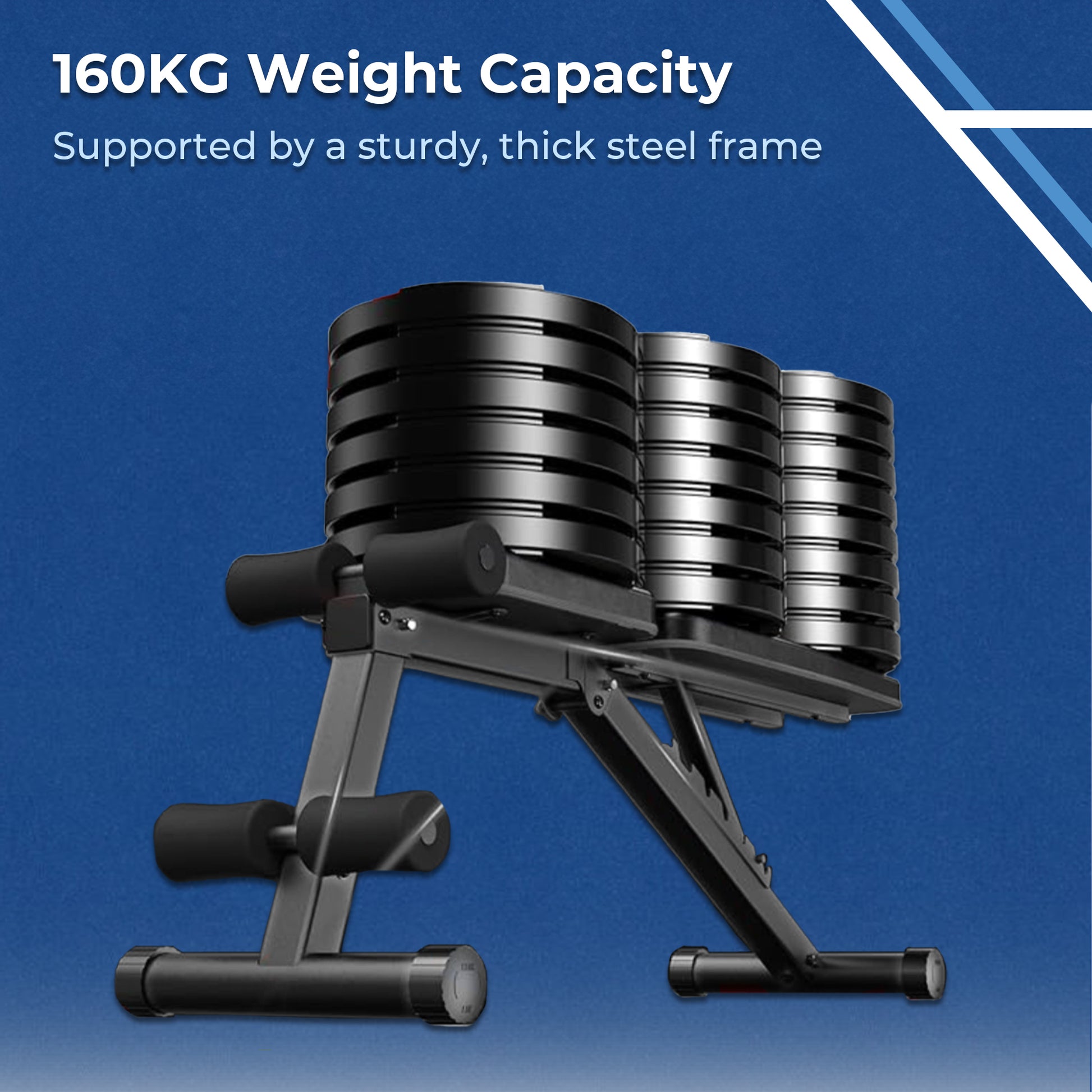 Slazenger Impact Adjustable Dumbbell & Sit Up Weight Bench - Slazenger SA