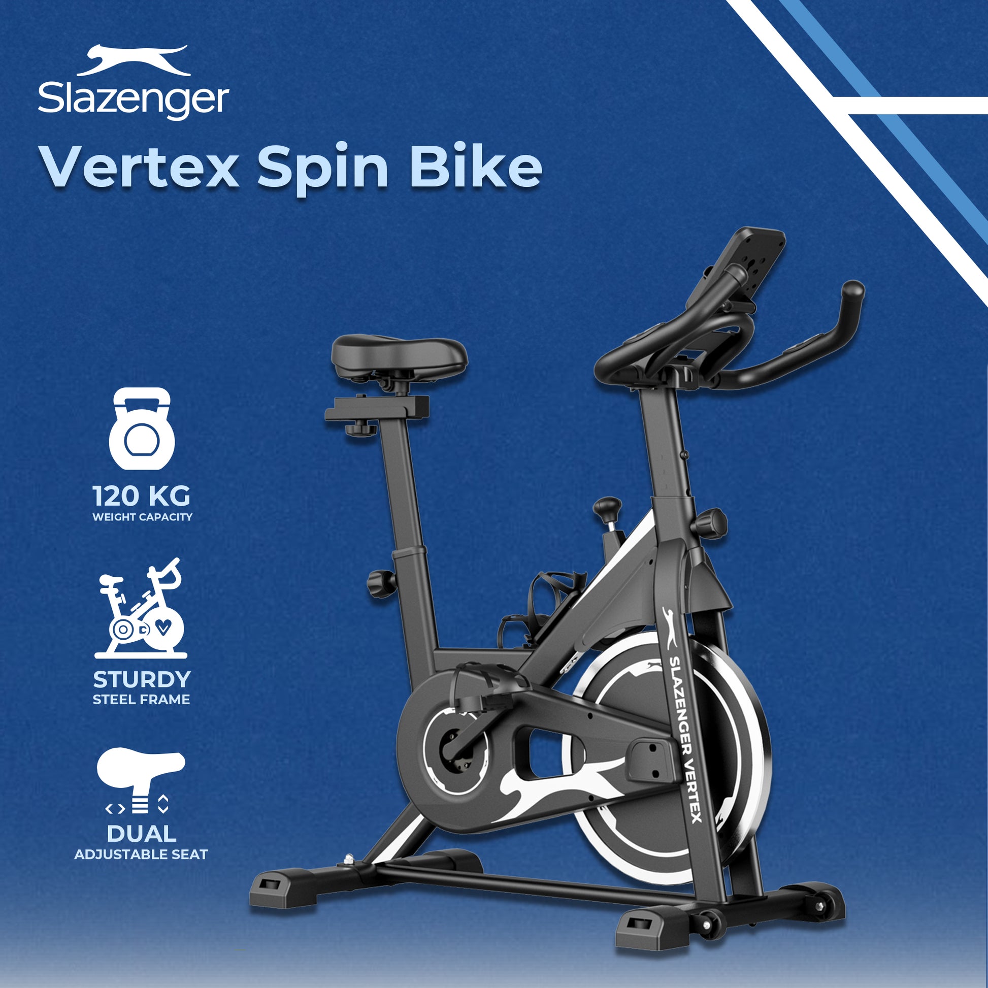 Slazenger Vertex Indoor Spinning Exercise Bike - Slazenger SA