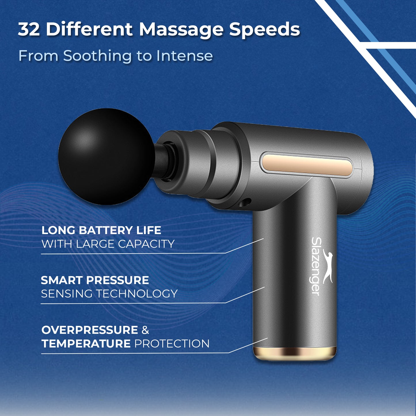 Slazenger Handheld Massage Gun - Slazenger SA