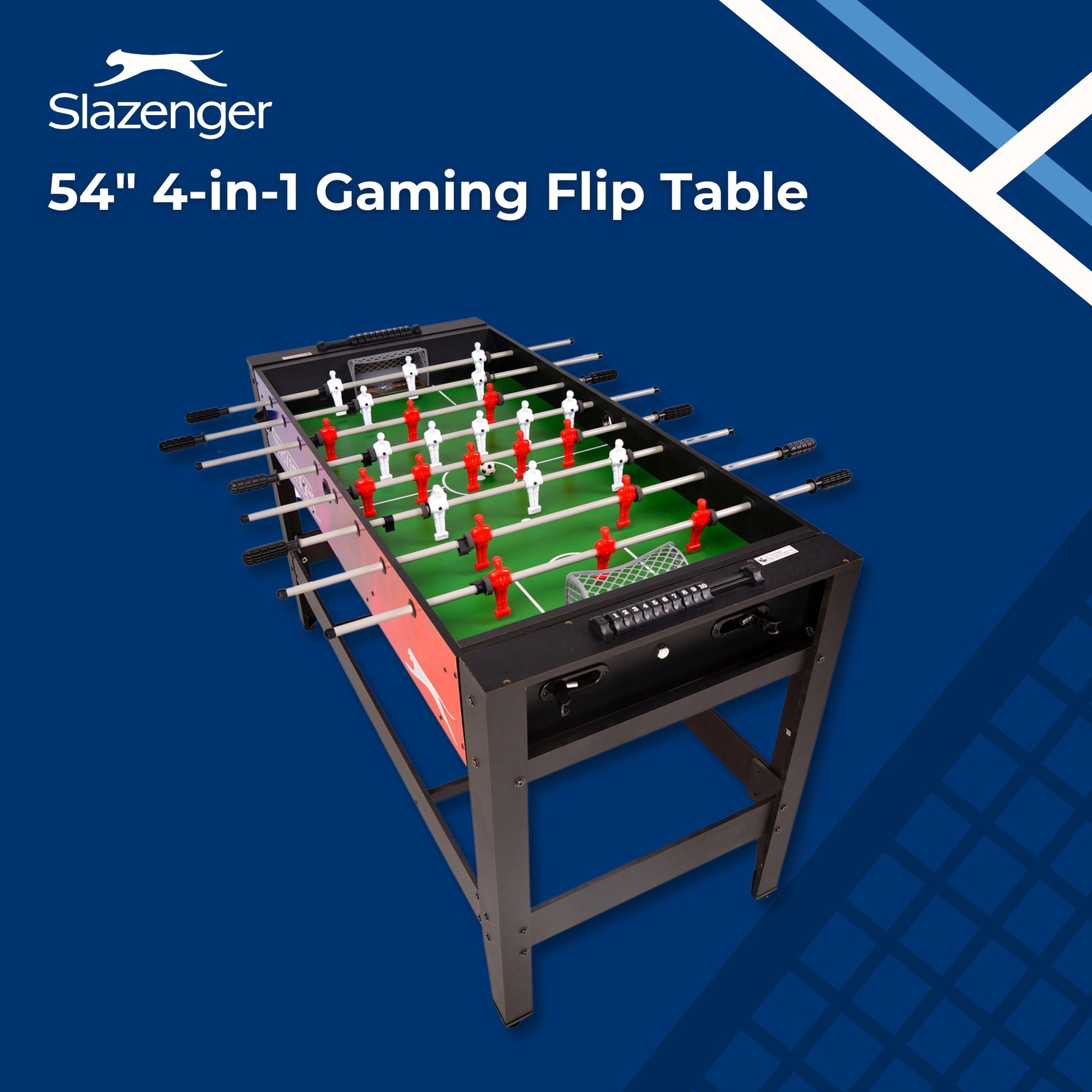 Slazenger 54" 4-in-1 Gaming Flip Table - Slazenger SA