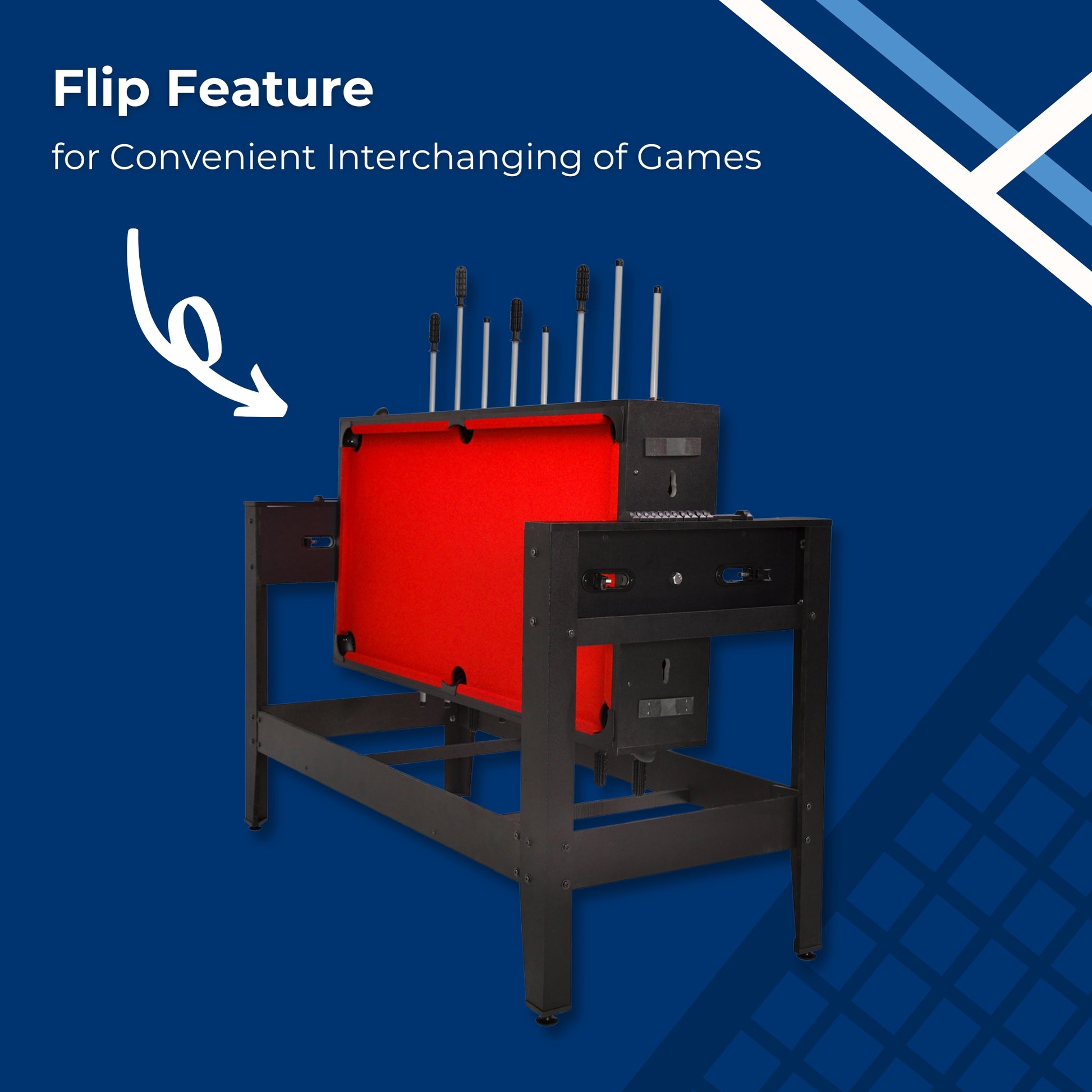 Slazenger 54" 4-in-1 Gaming Flip Table - Slazenger SA