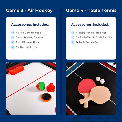 Slazenger 54" 4-in-1 Gaming Flip Table - Slazenger SA